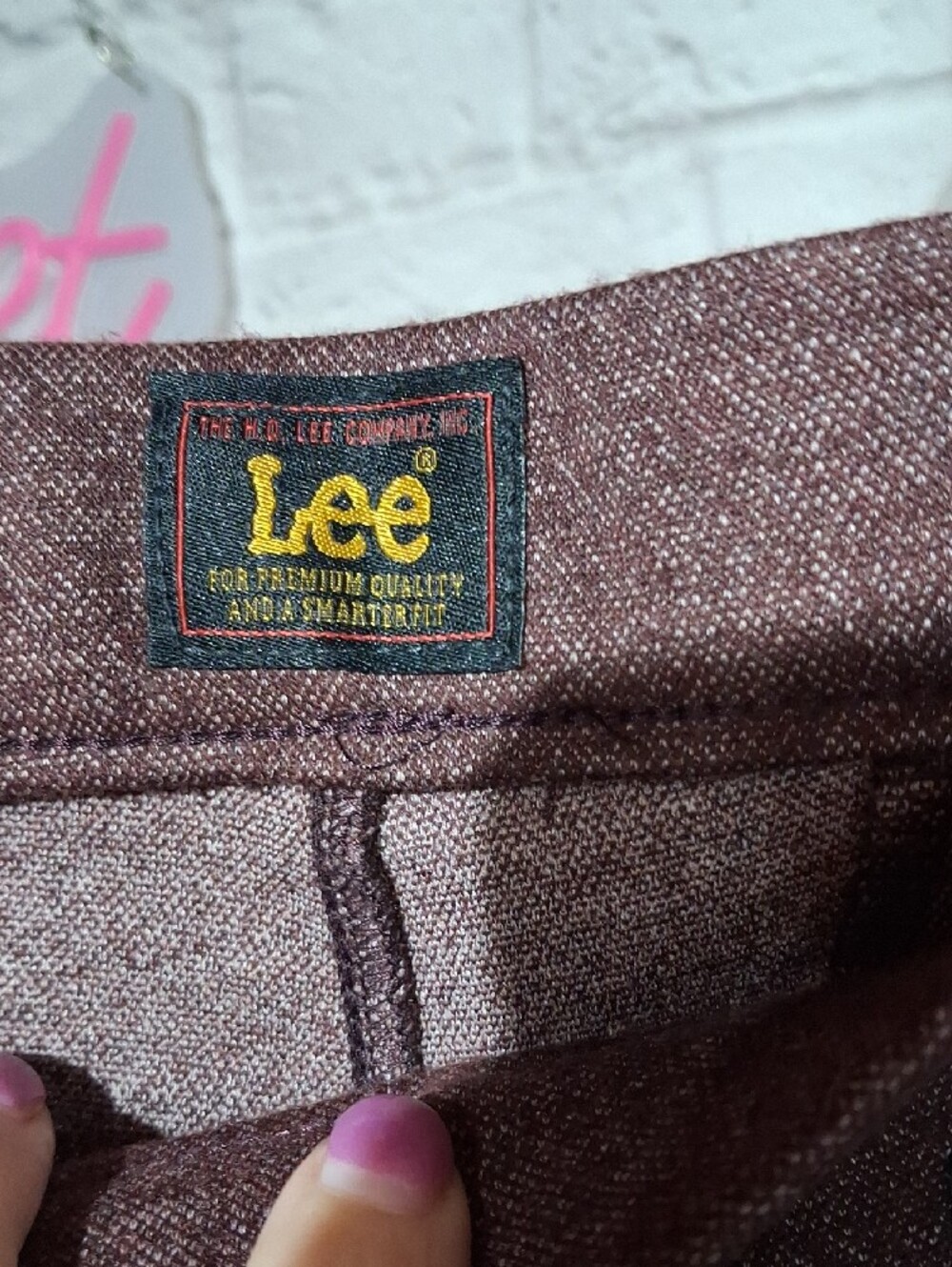 Lee Women’s Boot Cut Pants in Dusty Rose - Picture 9 of 10